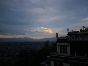 Kopan Monastery looking to Kathmandu