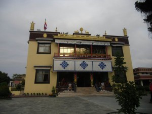 Main Gompa at Buddhist Monastery