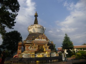 Stupa in the Kopan Monastery Garden