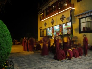 Buddhist Monk Debates at Kopan