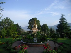 Big Stupa and the Monastery Garden