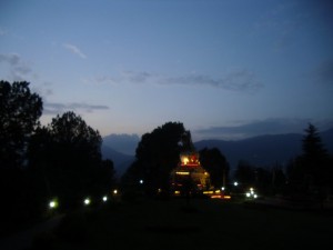 Last Sunset over Kopan Monastery