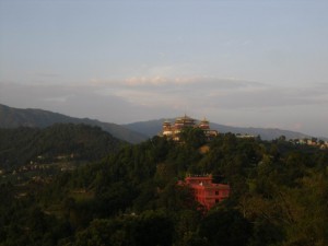 Bye-bye nice view of Kopan Monastery