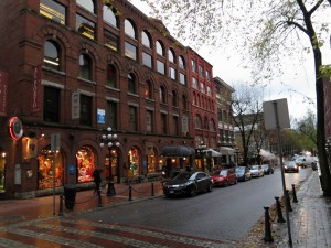 Old Brick Warehouses in Gastown, Vancouver, Canada