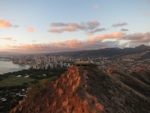 Diamond Head view of Waikiki, Oahu, Hawaii