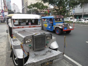 Intermediate Jeepneys in Makati, Philippines