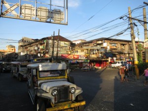 Jeepney in Local Area in Manila, Philippines