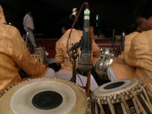 My Tabla on Stage in Berhampore, India