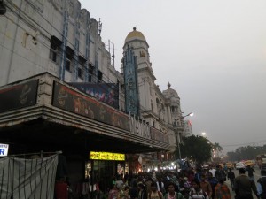 Esplanade Area in Kolkata, India