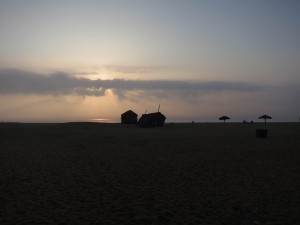 Sunrise at the Beach in Puri, India