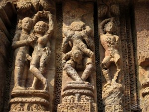 Sexy Statues at the UNESCO Sun Temple in Konark, Konarak, India