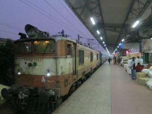 Early Morning Train in Puri, India