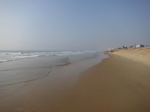 Empty Beach in the Morning in Vizag