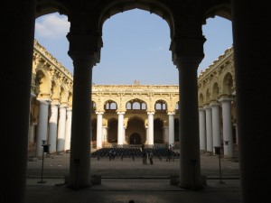 Thirumalai Nayak Palace in Madurai, India