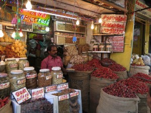 Typical Spice Shop in Madurai, India