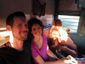 Dennis Kopp on an Overnight Train to Kochi, Kerala