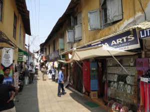 Tourist Shops in historic Jew Town in Kochi