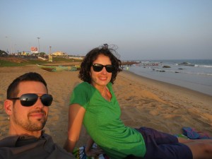 Sharing Sunsets with the Wife in India