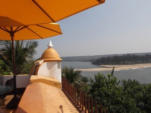 Portuguese Fort Tiracol by Goa in India