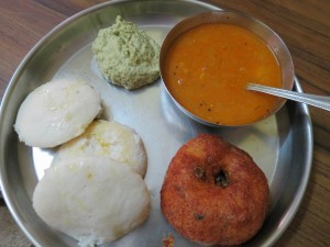 Home-made Idly for Breakfast in Bangalore