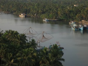 Beautiful Fishing Nets in Amritapuri