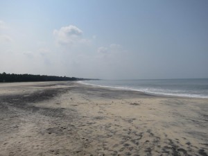 Empty Dolphin Beach by Amritapuri