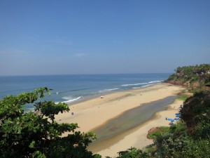 Arrival at Varkala Beach in Kerala, India