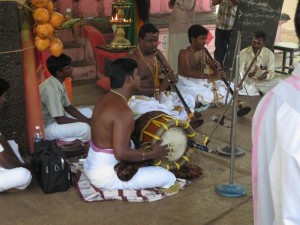 Musicians at the Temple in Varkala, India