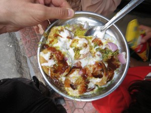 Street-Food Panipuri in Kathmandu