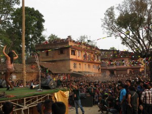 Nepali Shakira on Stage in Manamaiju