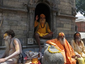 Babas at Pashupatinath, Nepal