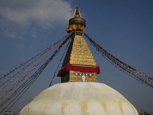 Buddha's Eyes on Boudhanath Stupa