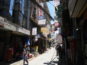 Signs, Shops and Agencies in Thamel