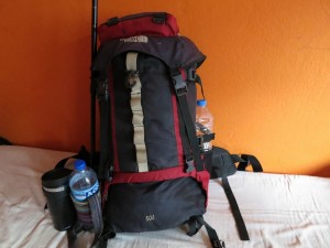 Packed Backpack for Langtang Trek