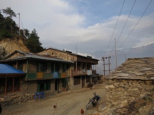 First Lodge of our Tamang Heritage Trek