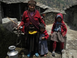 Tamang People fetching Water, Gatlang