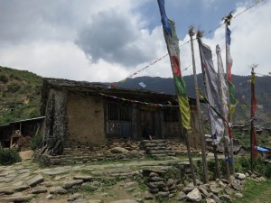 Old Buddhist Gompa in Thuman, Nepal