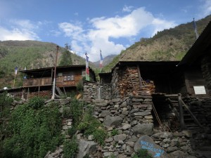 Tamang Houses in Briddhim, Nepal