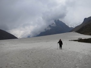  Walking beyond Kyanjin Gompa, Nepal