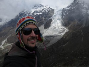 Dennis Kopp on the Top of Kyanjin Ri in Nepal