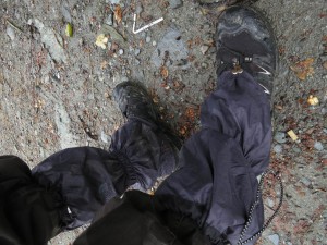 Gaiters as Leech protection on Treks