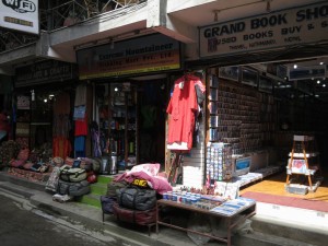 Outdoor and Book Shops in Thamel, KTM