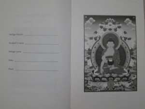 Personal Refuge Book for new Buddhists