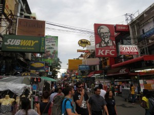 Facing the World of Khao San Road, Bangkok