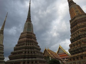 Amazing Mosaic Chedi of Wat Pho in Bangkok