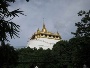 The Golden Mountain by Wat Saket, Bangkok