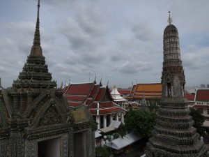 Overlooking Wat Arun in Bangkok, Thailand