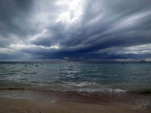 Cloudy Sunset on Koh Tao Island, Thailand