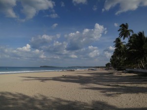 Arrival at the Beach in Uppuveli, Trincomalee, Sri Lanka