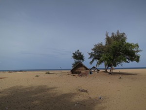 Deserted Natural Beach in Batticaloa, Sri Lanka